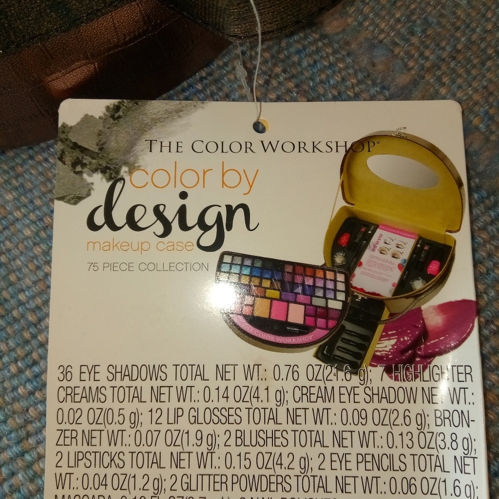 Color by Design 75 piece Makeup Collection w/Case